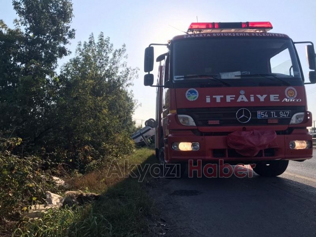 D-100'de kaza: 1 yaralı