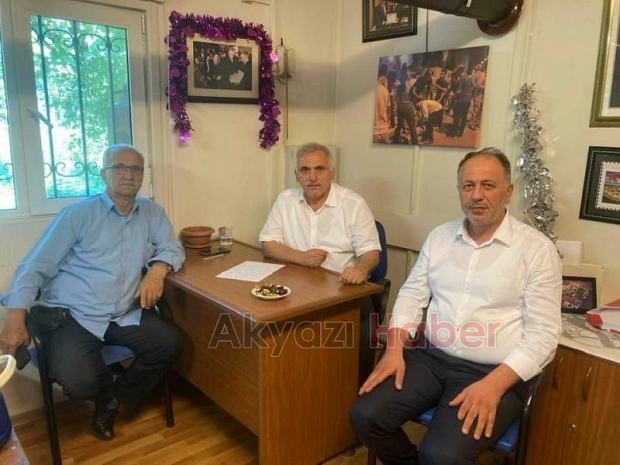 AK Parti Akyazı İlçe Başkanından Ali inci'ye ziyaret