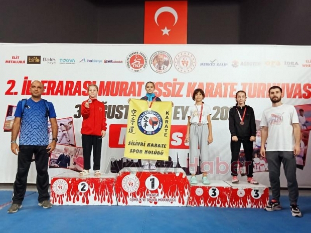 İllerarası Karate Turnuvasında 4 madalya