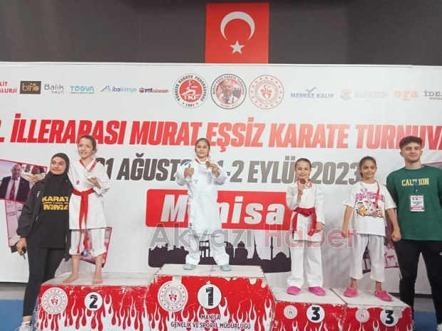 İllerarası Karate Turnuvasında 4 madalya