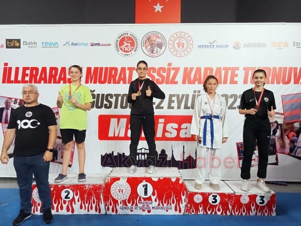 İllerarası Karate Turnuvasında 4 madalya