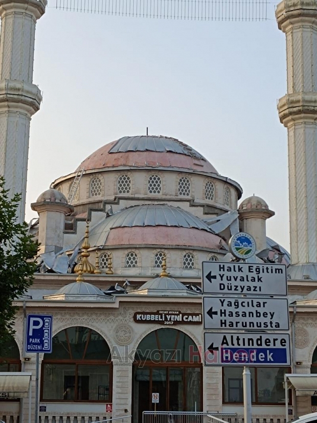 Merkez Kubbeli Yeni Camii kubbe tadilatı için yardımlarınızı bekliyor