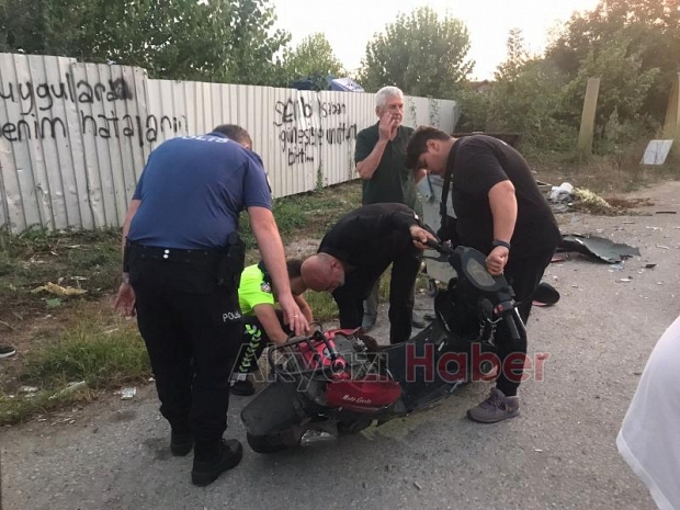 Akyazı'da kaza: 1 kişi yaralandı