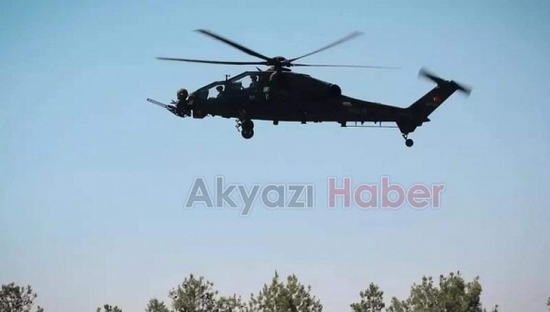 Türkiye'nin ilk kadın taarruz helikopter pilotu Diyarbakır semalarında uçtu