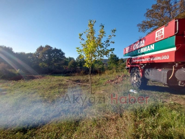 Kuzuluk'ta yangın