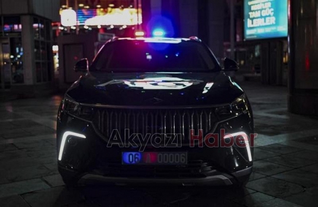 Togg polis aracı olarak Ankara yollarında