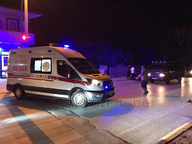 Ada caddesinde kaza 1 yaralı