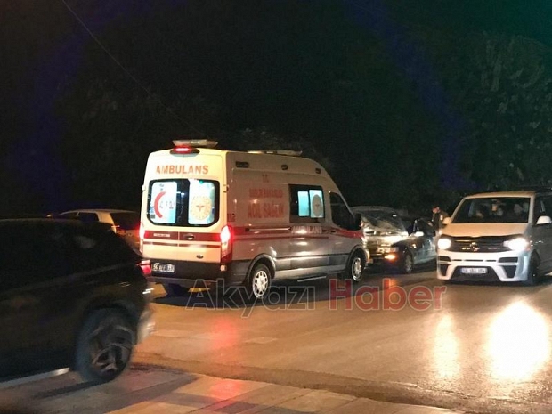Ada caddesinde kaza 1 yaralı