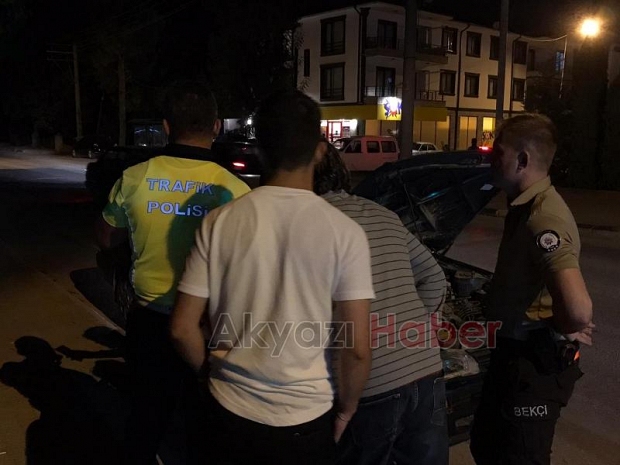 Ada caddesinde kaza 1 yaralı