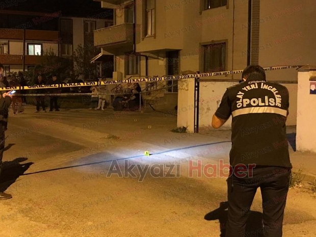 Evinin önünde vuruldu