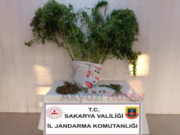 Akyazıda uyuşturucu operasyonu