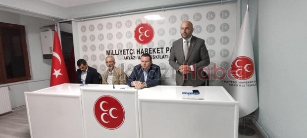 MHP Akyazı İlçe Teşkilatını ziyaret ettiler