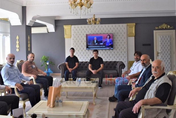 Akyazı Medya ve Basın Birliği, Kaymakam Mustafa İkbal Eşki’yi ziyaret etti