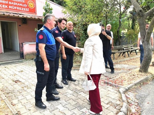 Karapürçek itfaiyesini ziyaret ettiler