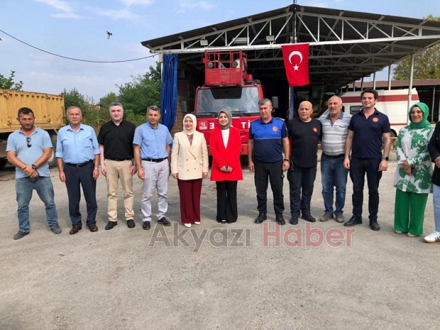 Karapürçek itfaiyesini ziyaret ettiler