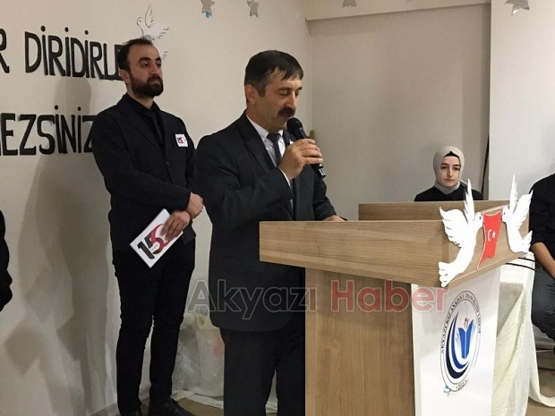 15 Temmuz Demokrasi ve Millî Birlik Günü programı gerçekleştirildi