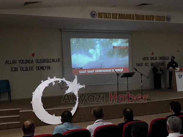 15 Temmuz Demokrasi ve Millî Birlik Günü programı gerçekleştirildi