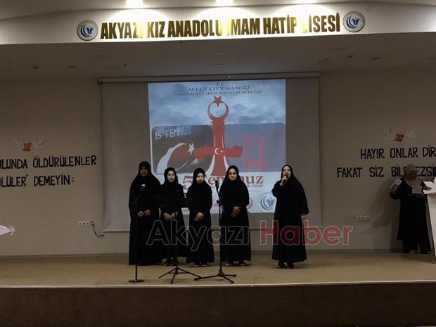 15 Temmuz Demokrasi ve Millî Birlik Günü programı gerçekleştirildi