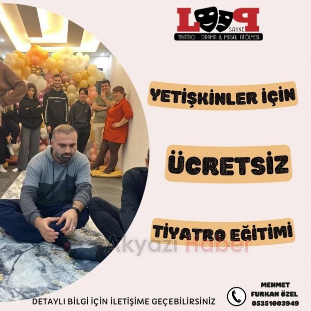 Ücretsiz tiyatro eğitimi 