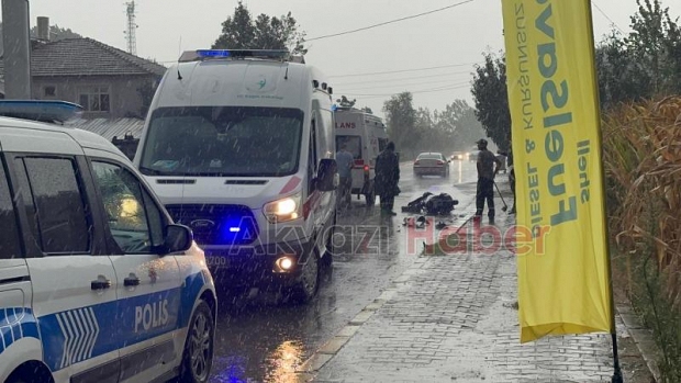 Akyazıda Kaza: 2 yaralı