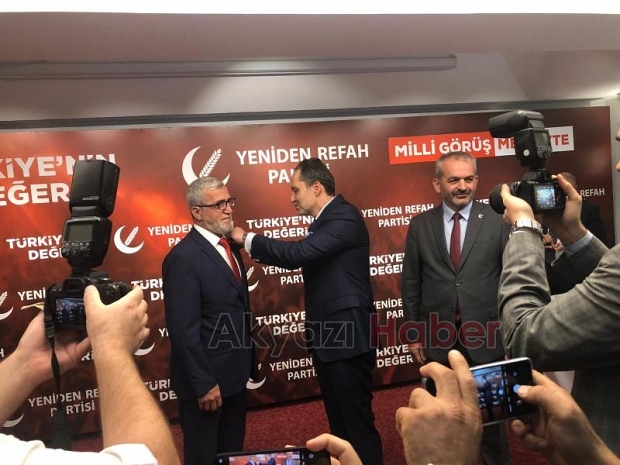 Hasan Akcan  Yeniden Refah Partisi'ne katıldı