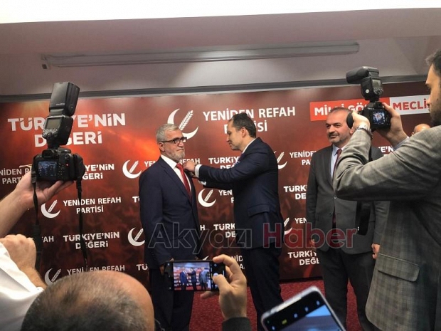 Hasan Akcan  Yeniden Refah Partisi'ne katıldı