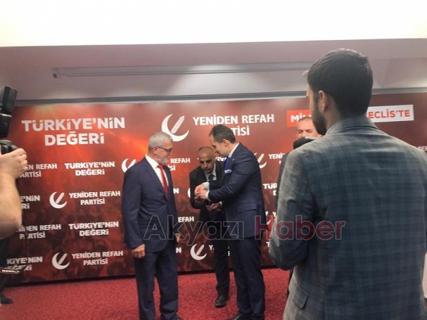Hasan Akcan  Yeniden Refah Partisi'ne katıldı