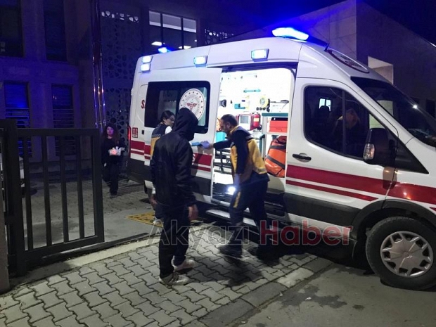 Kendini yaralayıp polisten yardım istedi