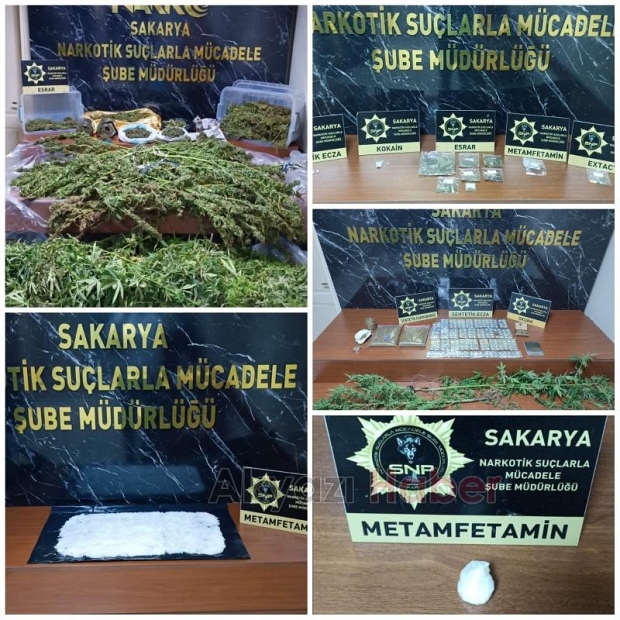 Sakarya emniyeti bir haftalık raporu paylaştı