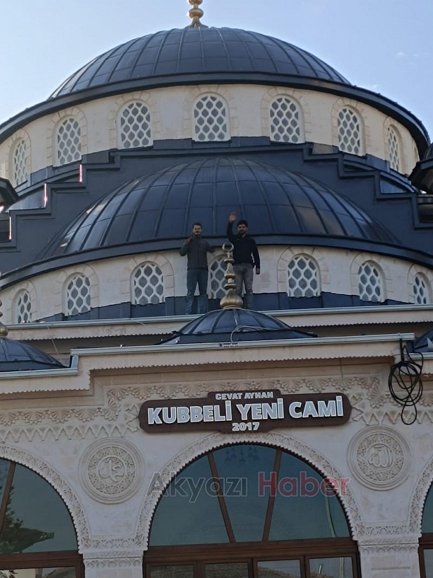Merkez Kubbeli Yeni Camii'nin kubbe tadilatı tamam