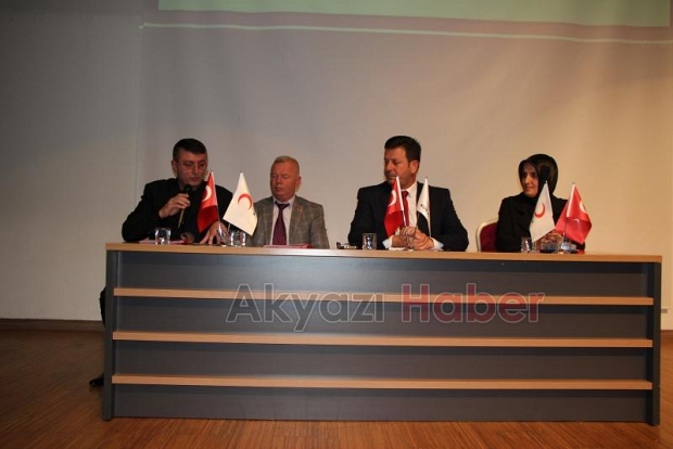 Türk Kızılay Akyazı Şubesi 1. Olağan Kongresi yapıldı