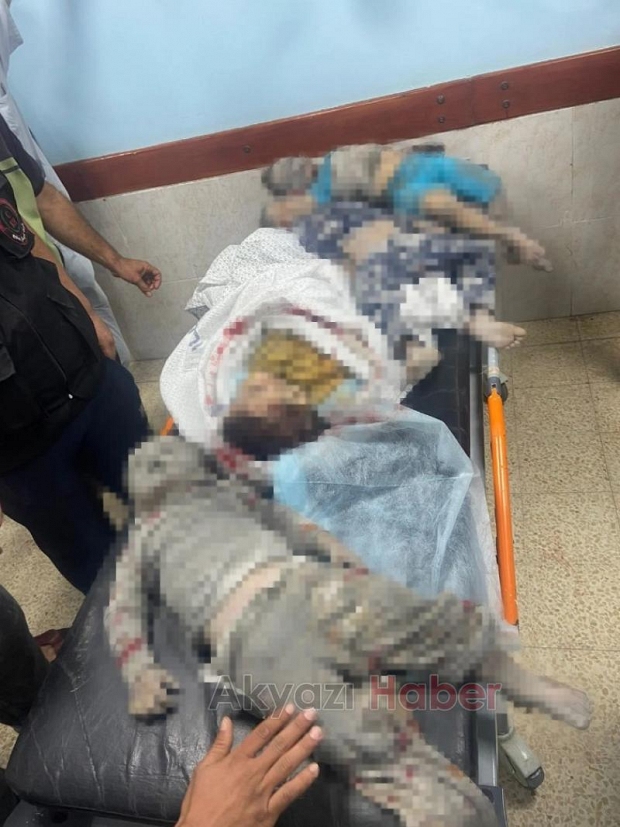 Filistinli doktor, katledilen çocukların başında dünyaya isyan etti