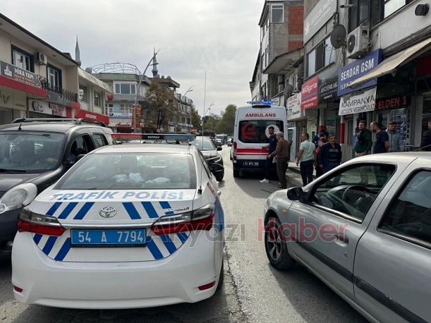 Bisikletin çarptığı kadın yaralandı