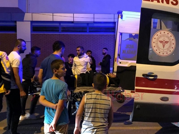 Cip ile çarpışan motosikletli yaralandı