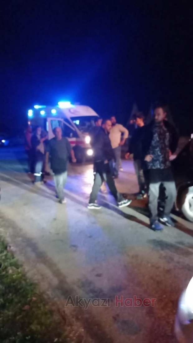 Akyazı'da feci kaza