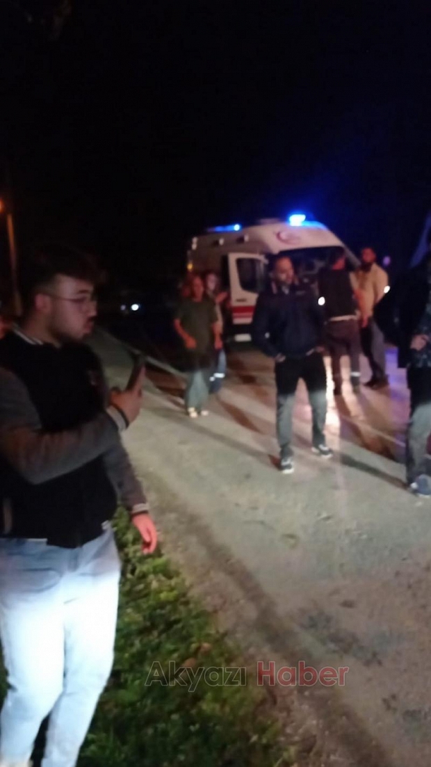Akyazı'da feci kaza