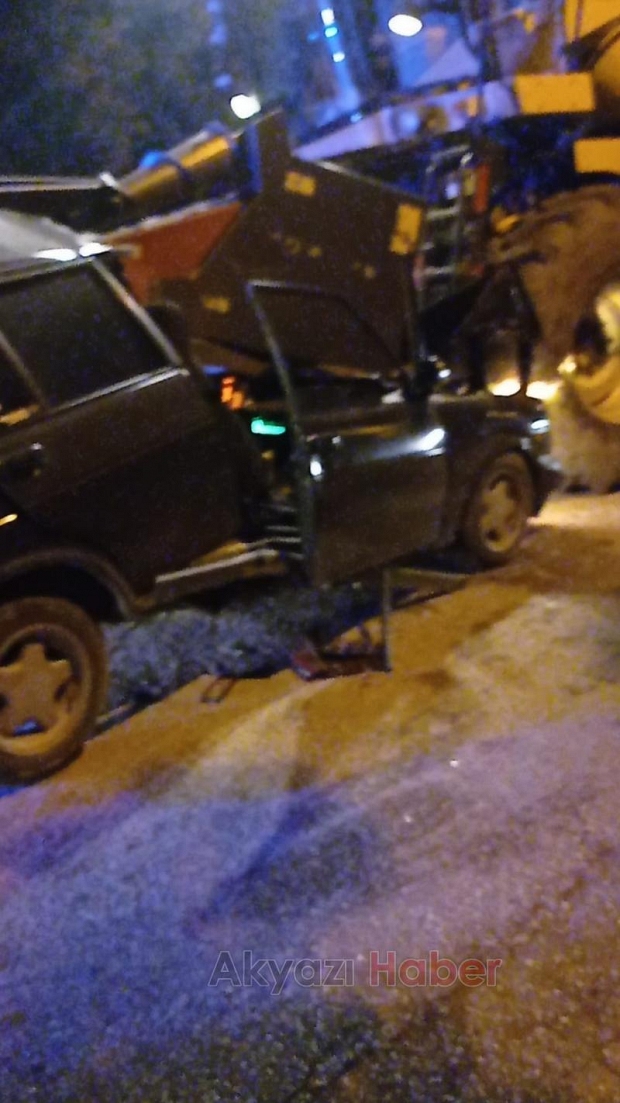 Akyazı'da feci kaza