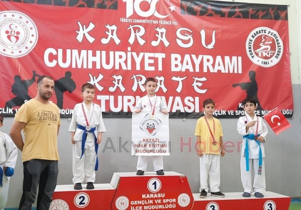 Cumhuriyetin 100. Yılında karatecilerden Altın madalya 