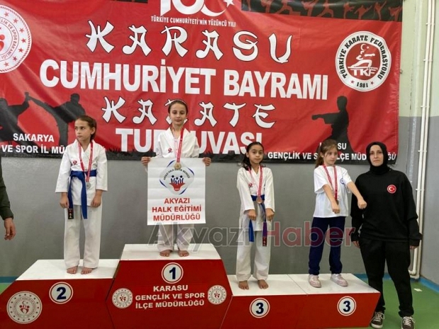 Cumhuriyetin 100. Yılında karatecilerden Altın madalya 