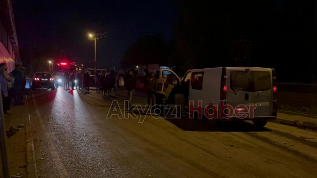 Akyazı'da Kaza 1 Hafif Yaralı