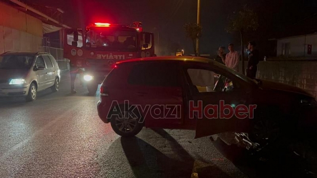 Akyazı'da Kaza 1 Hafif Yaralı