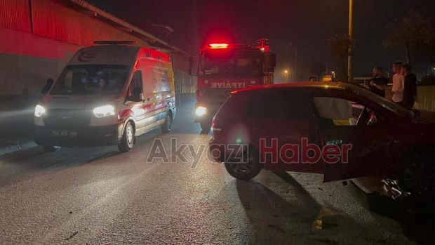 Akyazı'da Kaza 1 Hafif Yaralı