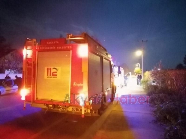 Tarlaya uçan otomobilde sürücü yaralandı