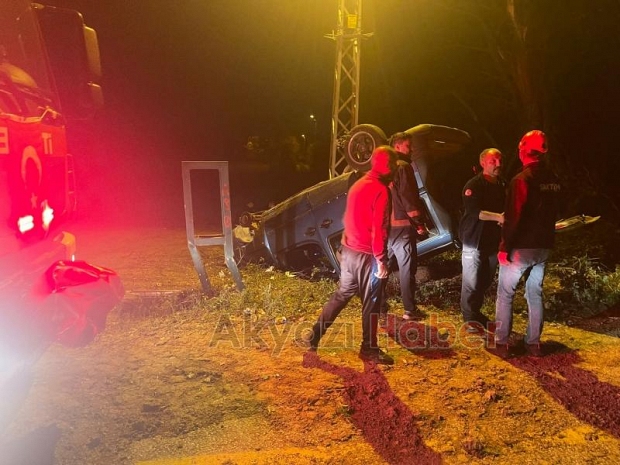 Ormanköy yolunda feci kaza