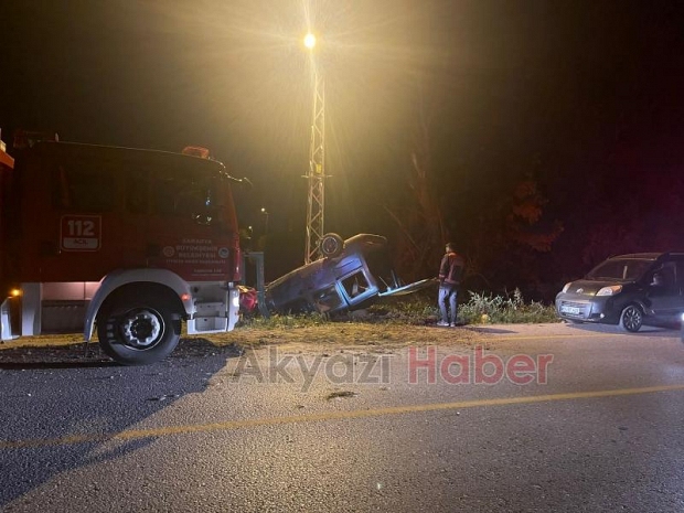 Ormanköy yolunda feci kaza