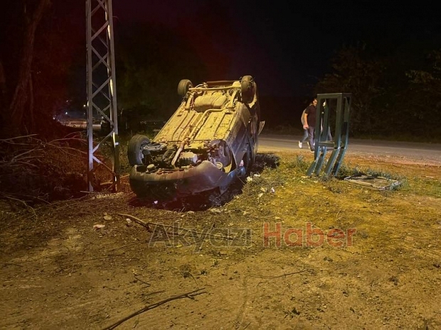 Ormanköy yolunda feci kaza