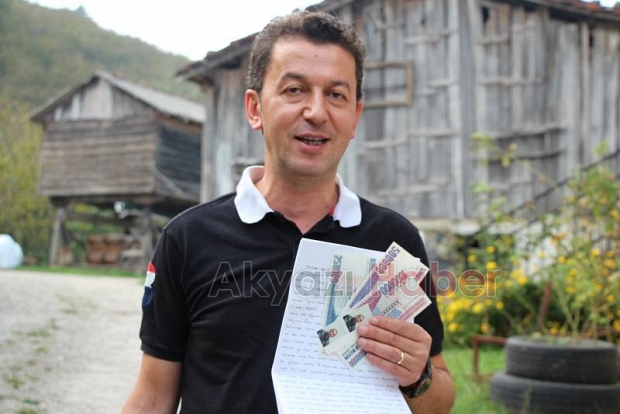 21 Yıl sonra kendisine yazdığı mektubu teslim aldı