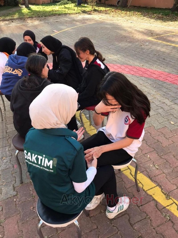 SAKTİM'den lise öğrencilerine afet eğitimi