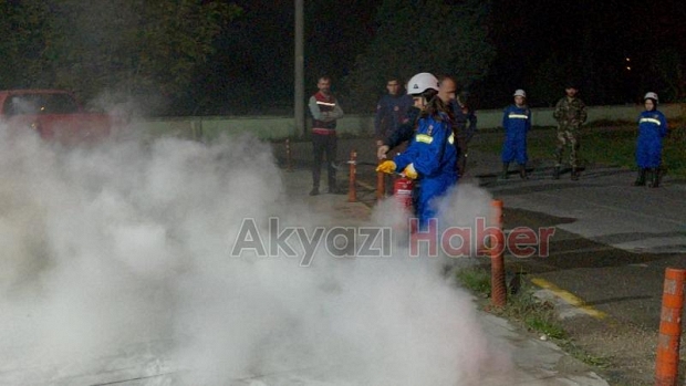 SAKTİM üyeleri yangın eğitimi aldı
