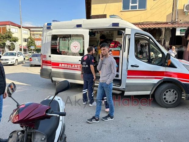 Pat pat ile çarpışan motosikletli yaralandı